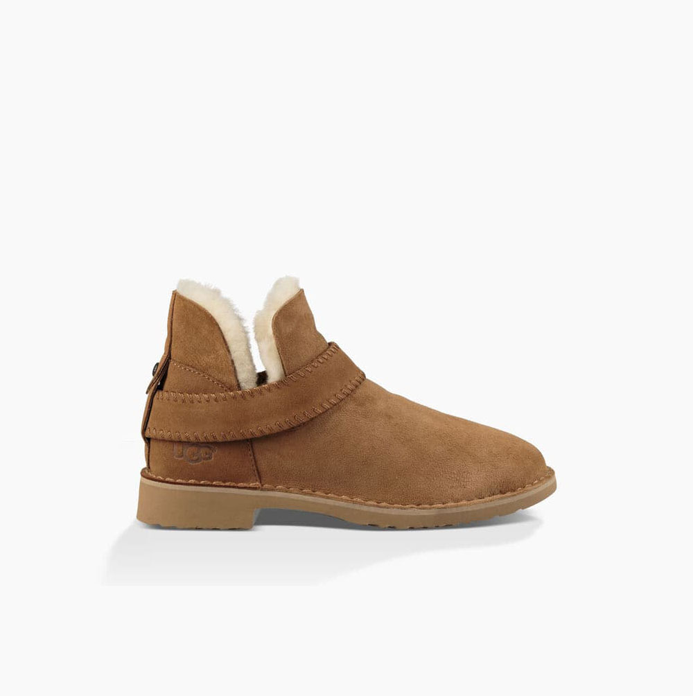 UGG McKay Brown Chelsea Boots for Women (RHTW12740)